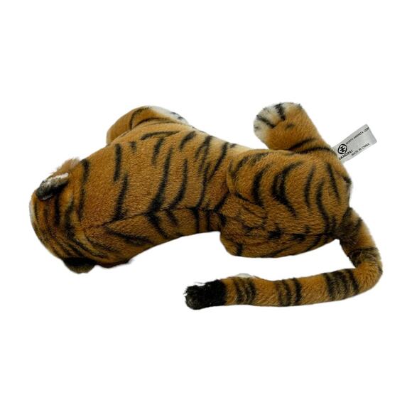 Wangpai Large Bengal Tiger Plush Toy Stuffed Animal Realistic Laying Vtg Rare - Picture 10 of 15